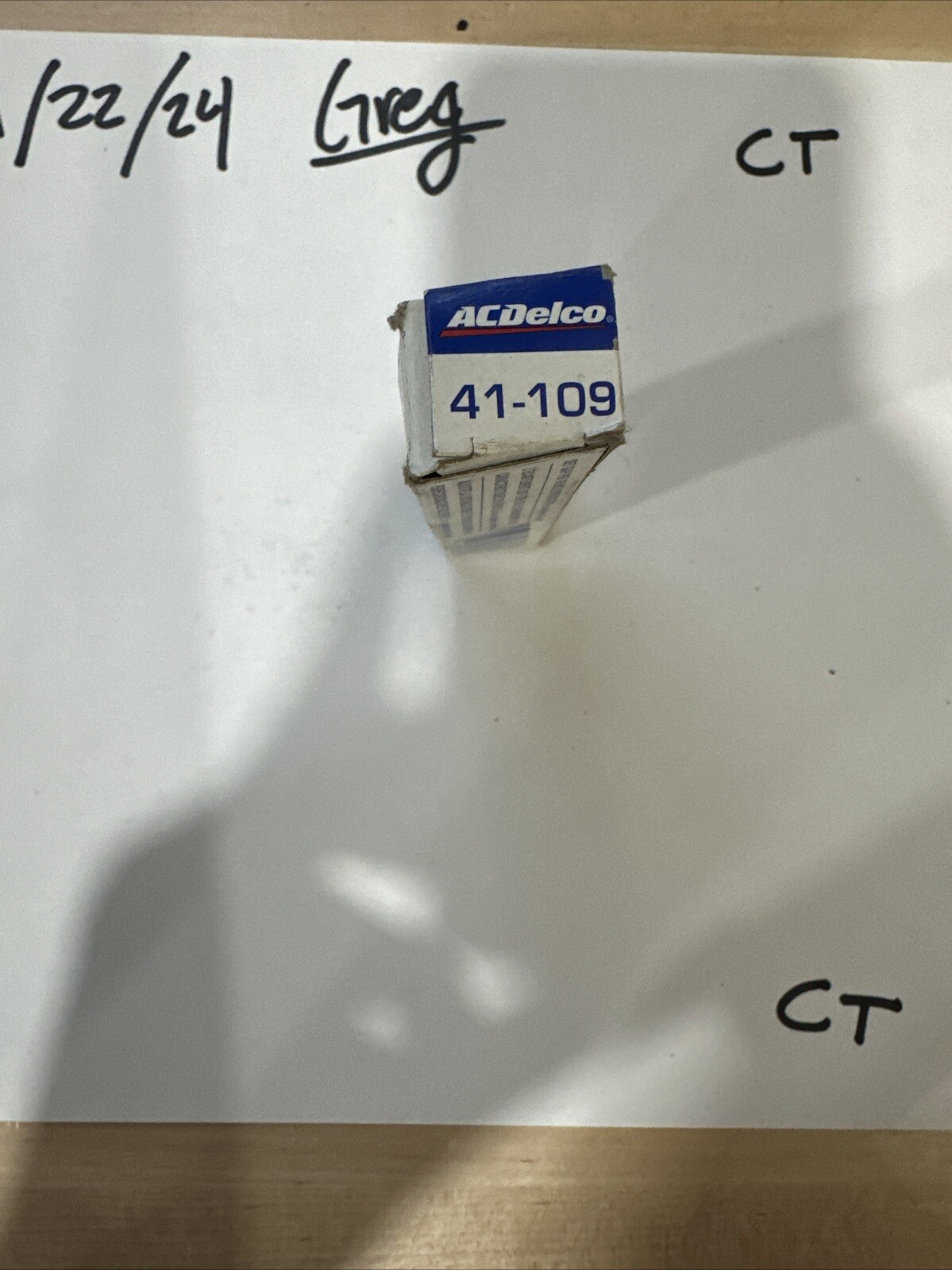 ACDelco GM 41-109 Iridium Spark Plug - 1 Pack