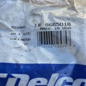 ACDelco GM OEM 8665016 Automatic Transmission Solenoid NOS