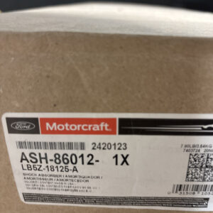 ASH86012 Motorcraft Shock Rear Driver or Passenger Side Right Left Left/Right