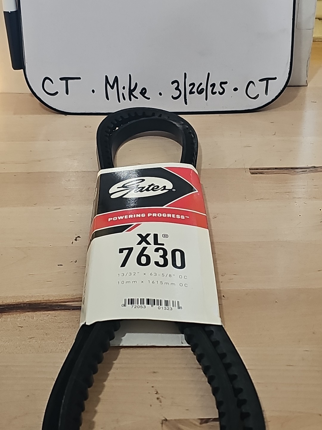 Accessory Drive Belt-High Capacity V-Belt(Standard) Gates 7630 - Image 3