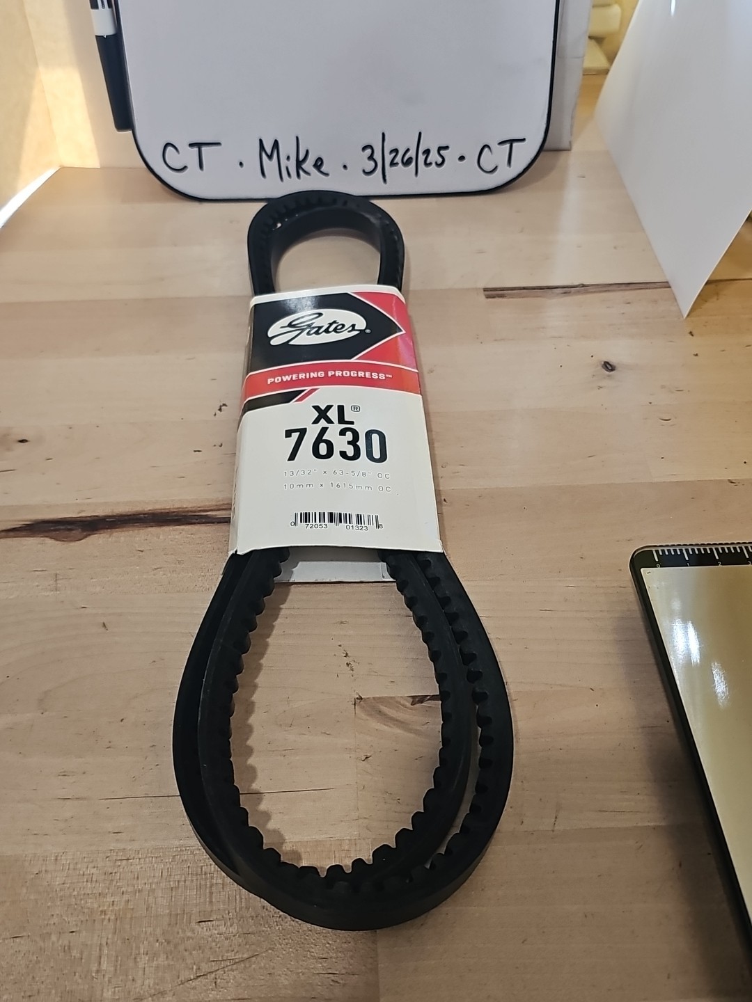 Accessory Drive Belt-High Capacity V-Belt(Standard) Gates 7630