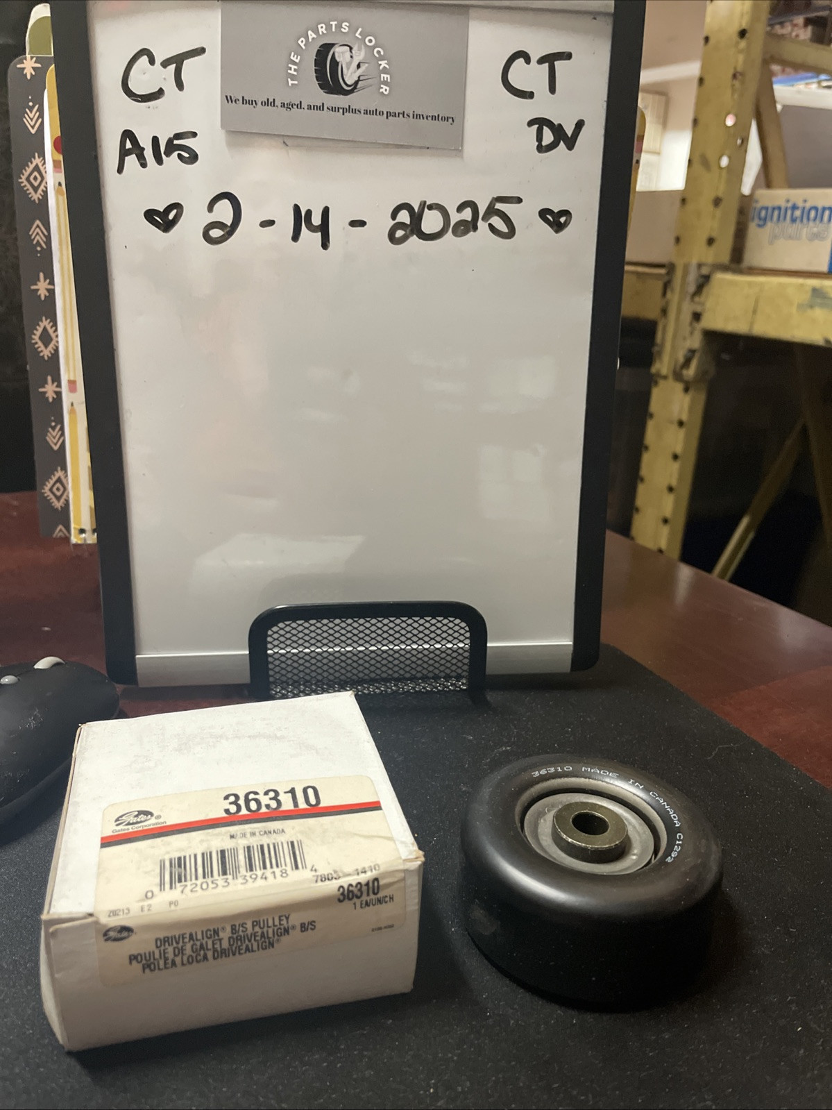 Accessory Drive Belt Idler Pulley-DriveAlign Premium OE Pulley Gates 36310