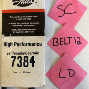 Accessory Drive V-Belt-High Performance Gates 7384, 8mm x 985mm