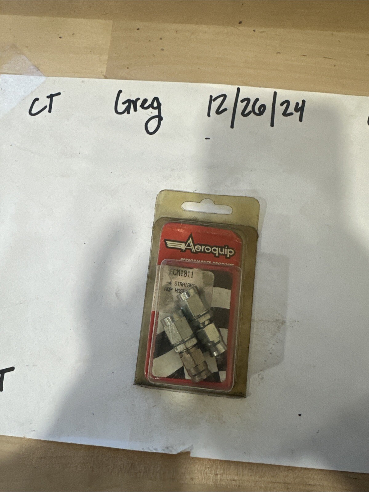 Aeroquip #4 Straight Hose End FCM1011