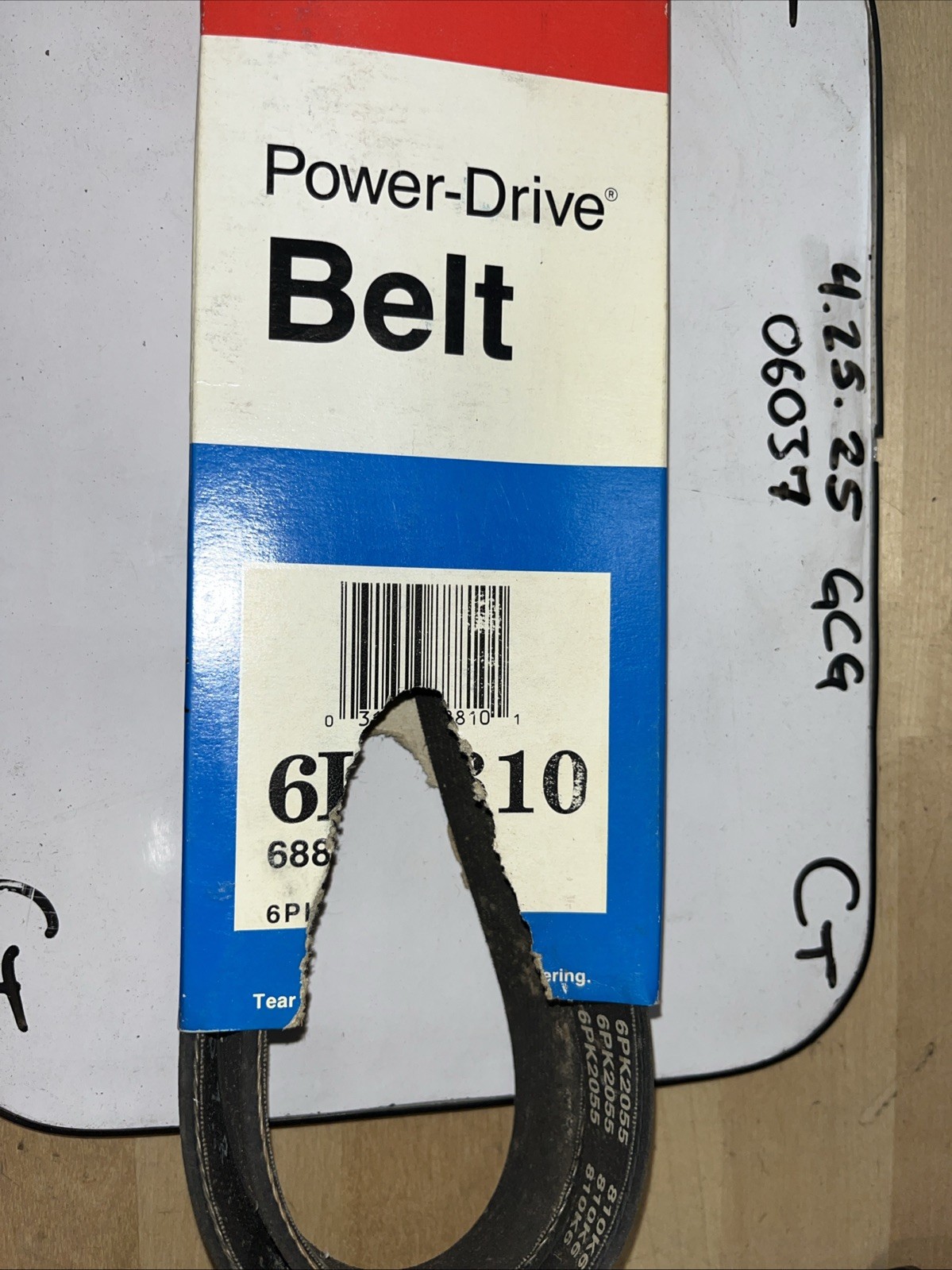 Atlas Power Drive Belt 6k0810 - Image 3
