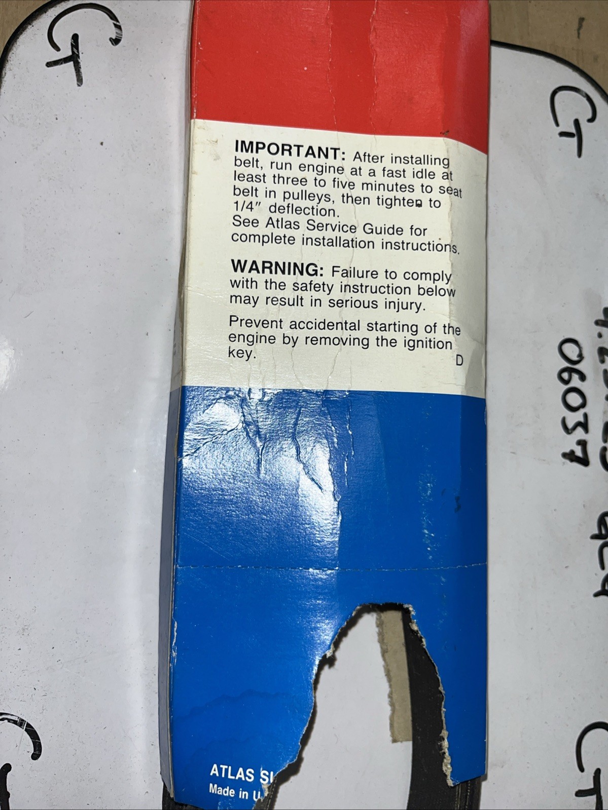 Atlas Power Drive Belt 6k0810 - Image 5