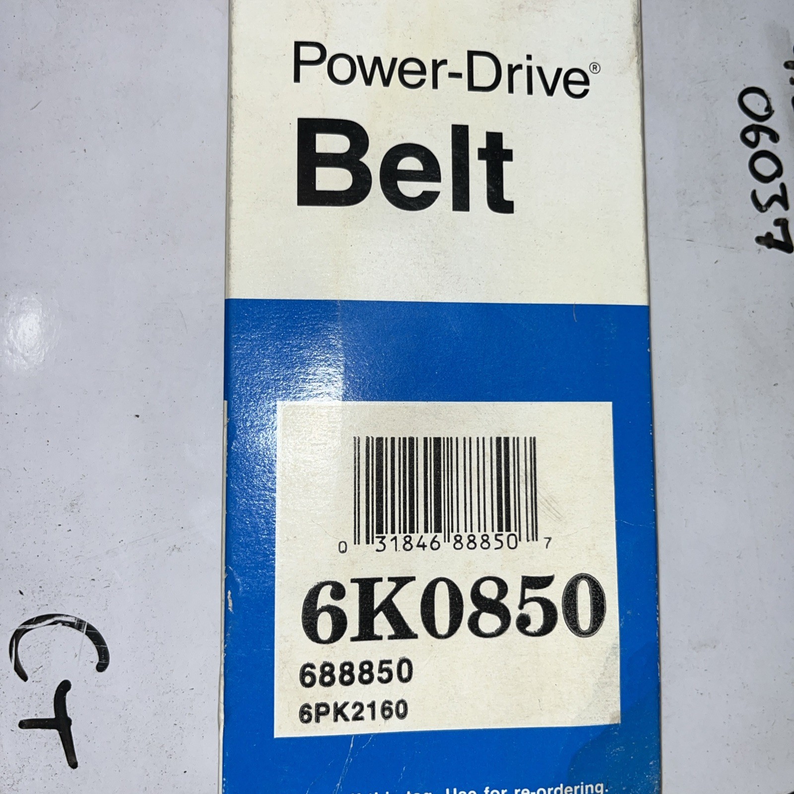 Atlas Power Drive Belt 6k0850 - Image 3