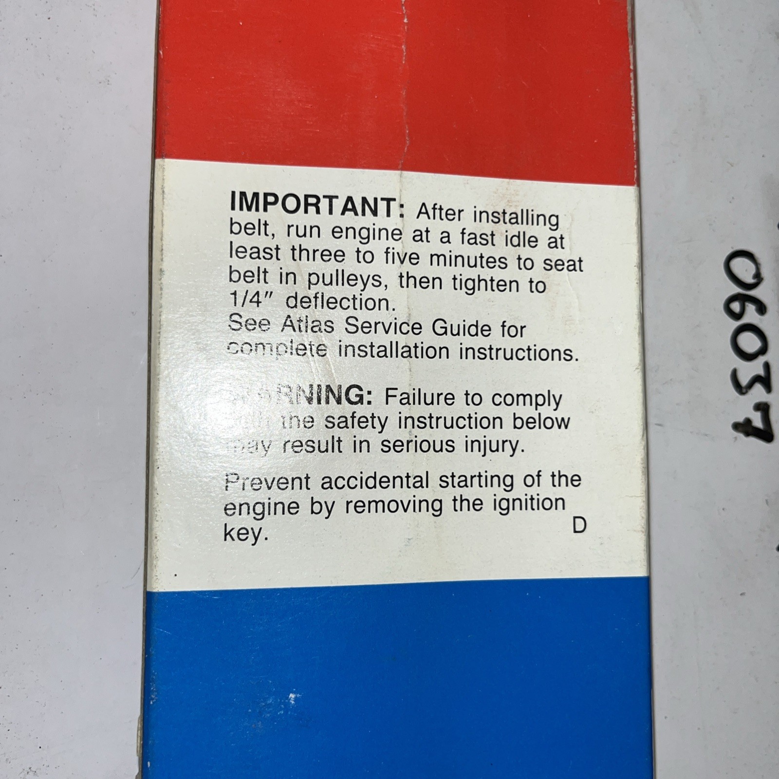 Atlas Power Drive Belt 6k0850 - Image 4