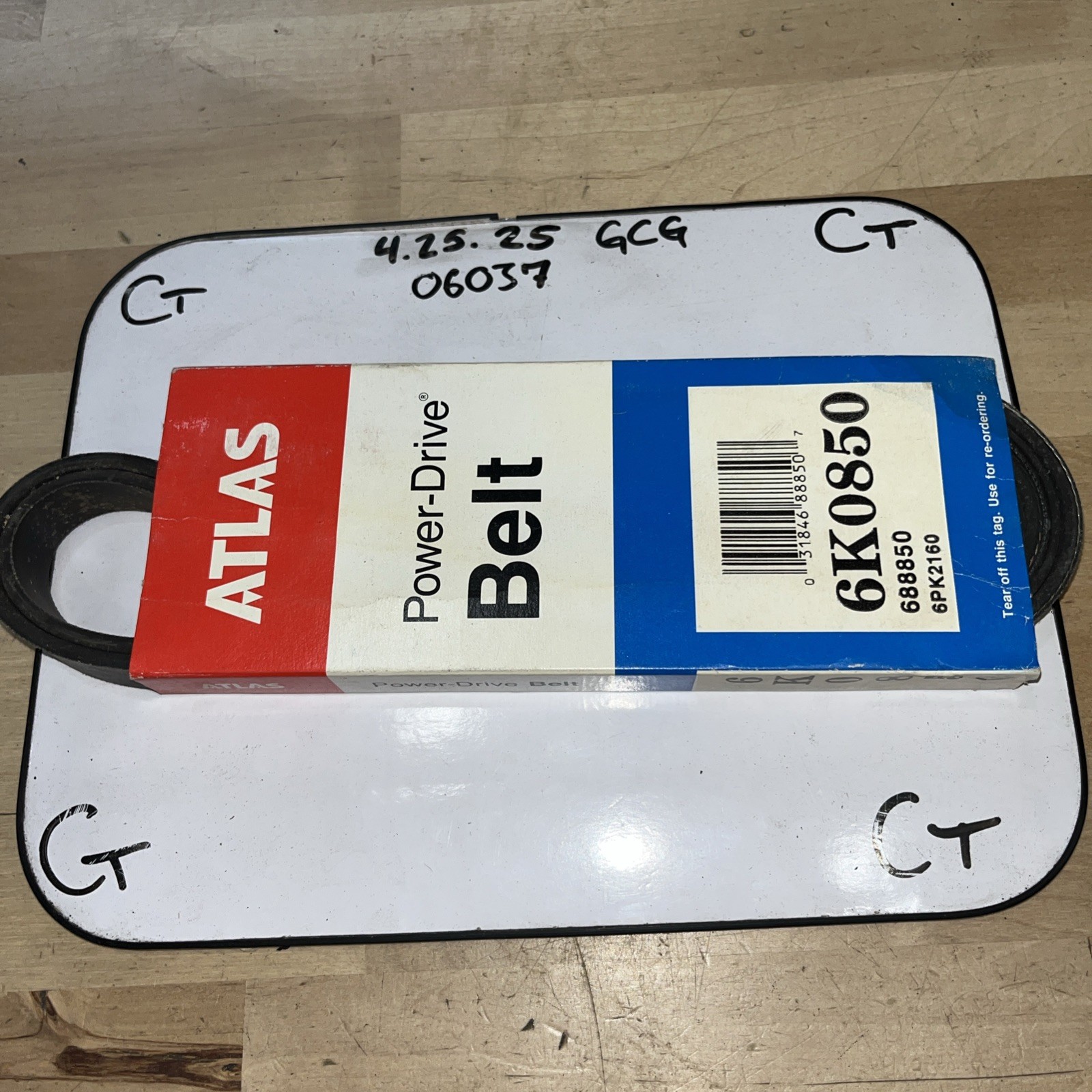 Atlas Power Drive Belt 6k0850