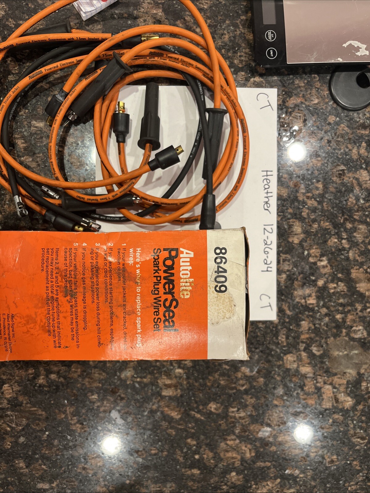 Autolite 86409 PowerSeal Spark Plug Wire Kit