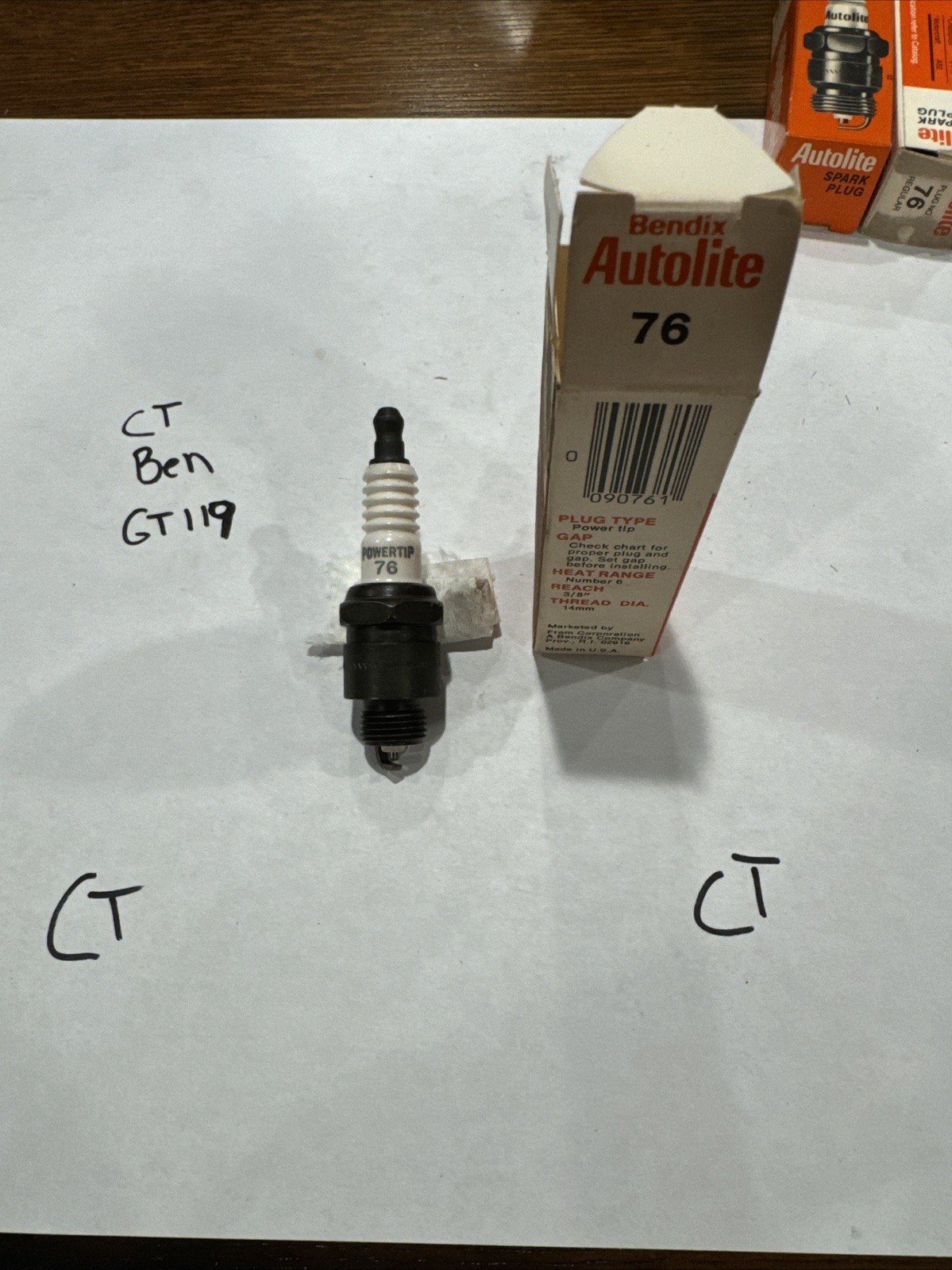 Autolite Spark Plug 76