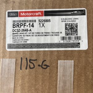 BRPF-14 Motorcraft Brakes DC3Z-2648-A