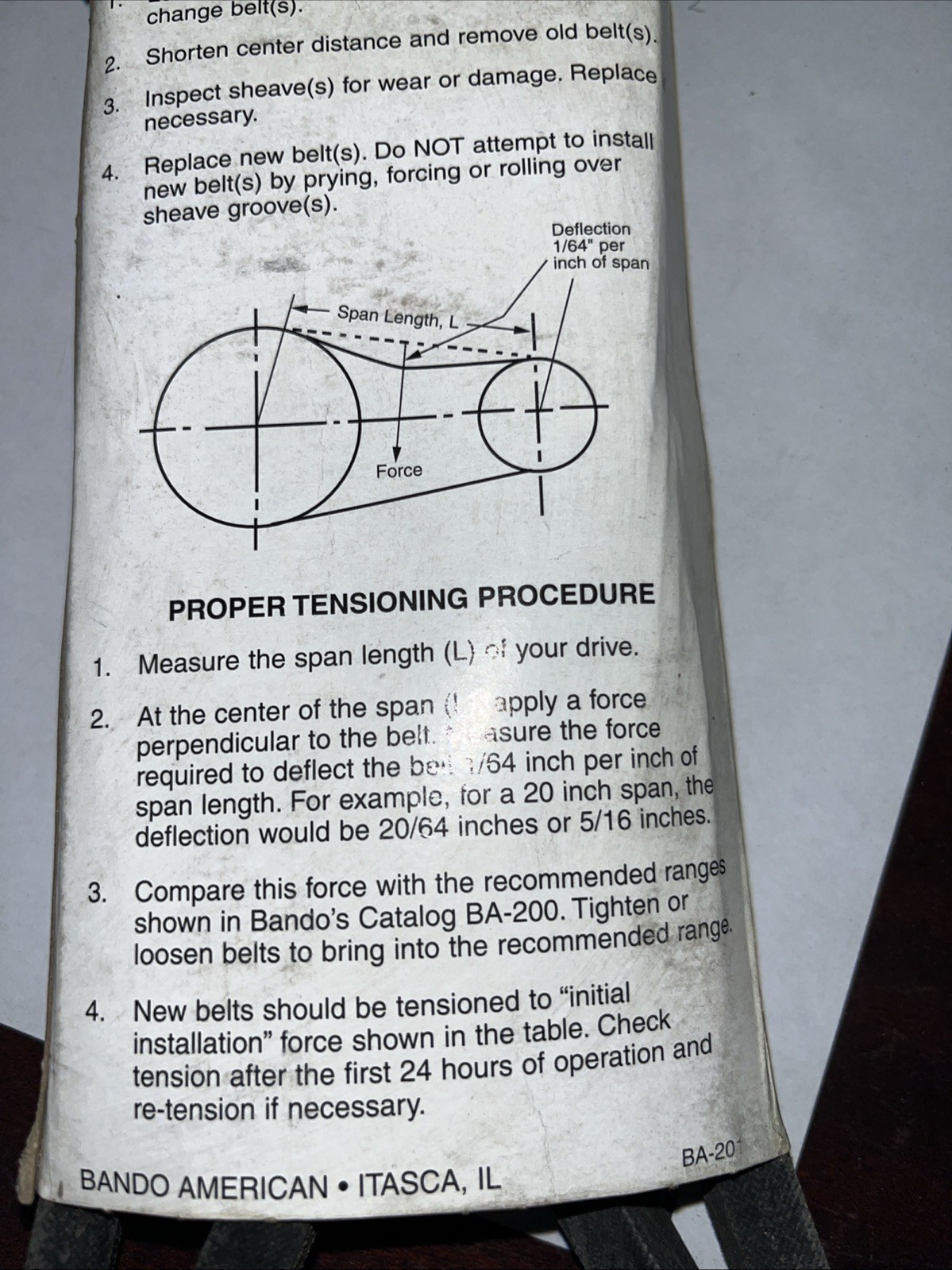 Bando Premium V-Belt 5L720 - Image 4