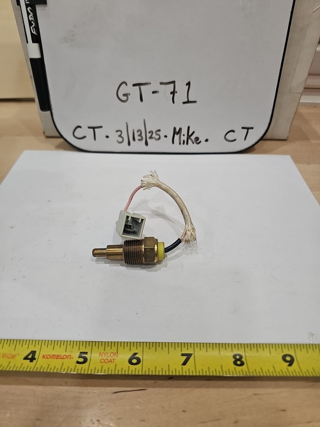 Beck/Arnley 201-1607 Coolant Temperature Sensor for 90-91 Toyota Celica 2.2L-L4 - Image 3