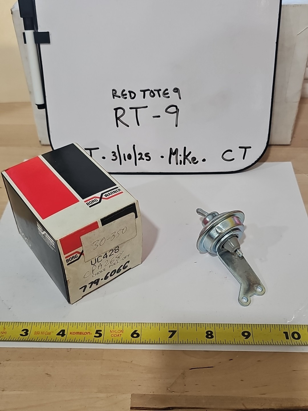 Borf Warner VC428 Carburetor Choke Pull Off Replaces CPA268 NOS