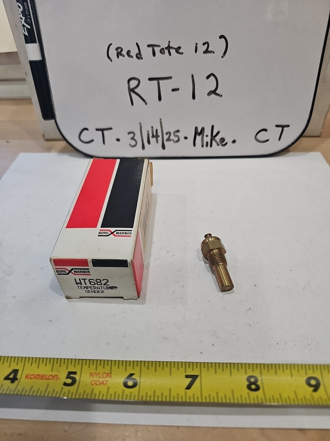 BorgWarner WT682 Engine Coolant Temperature Sender Standard TS-18 - Image 3