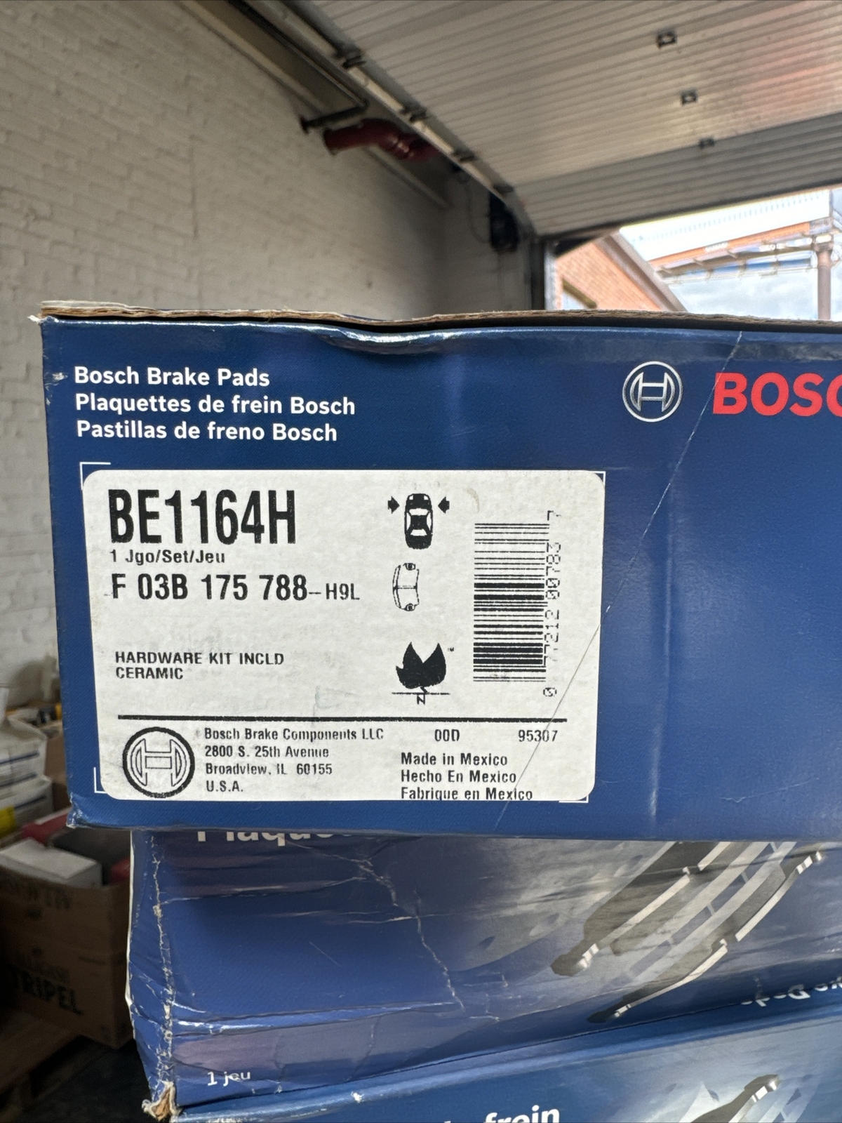 Bosch Disc Brake Pad Set for Fits: 2006-2012 Ford Fusion, 2007-2012 Lincoln MKZ,