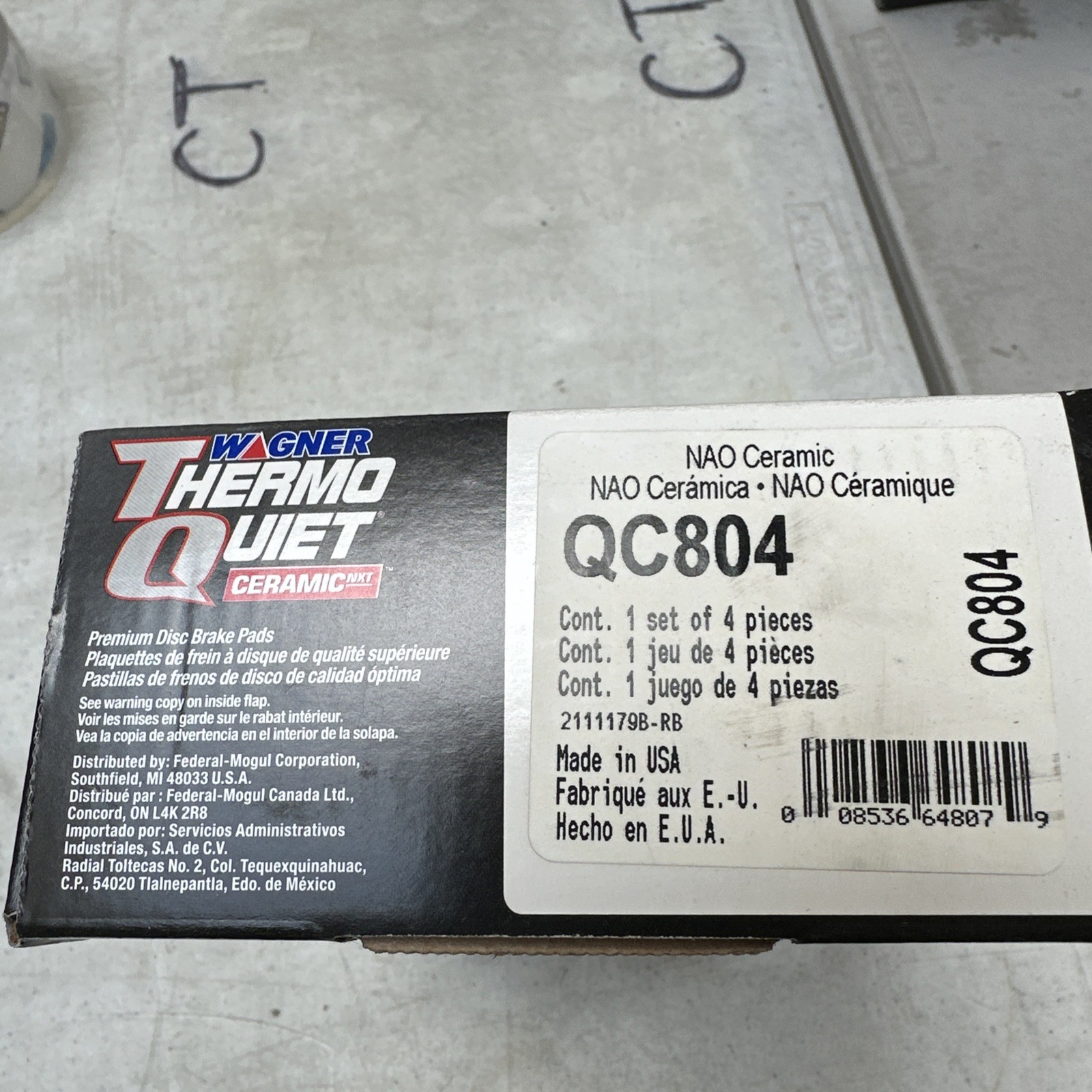 Brake ThermoQuiet QC1391 Ceramic Disc Brake Pad Set - Image 3