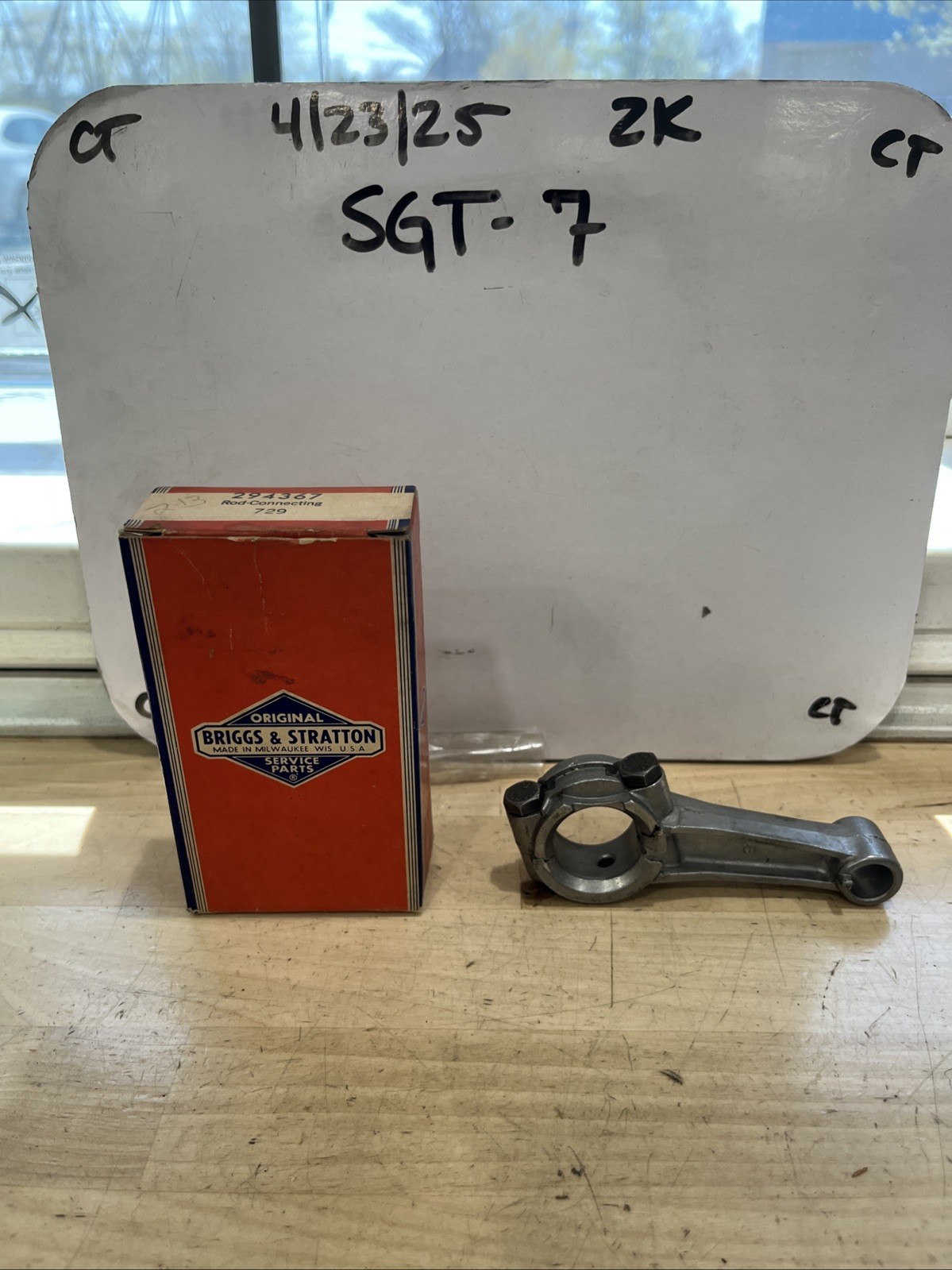 Briggs & Stratton 294367 (729) Connecting Rod ONLY (no hardware)