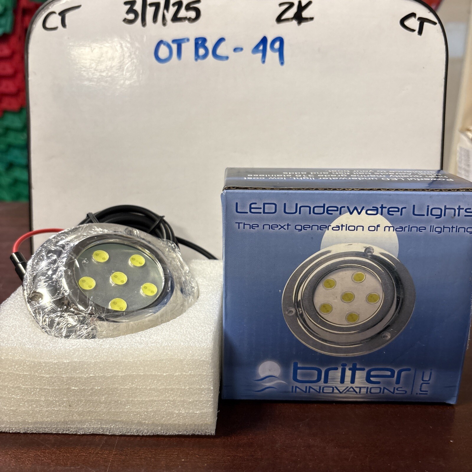 Briter Innovations LED Underwater Light BL-WH 1020254