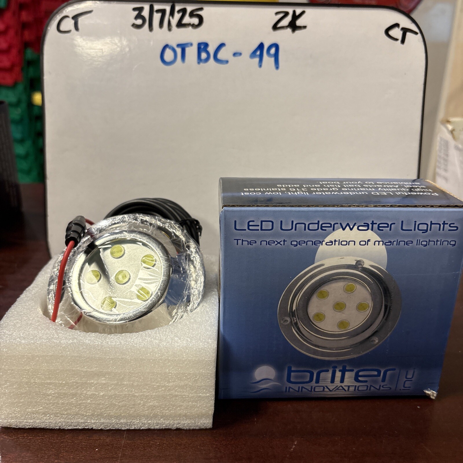 Briter Innovations LED Underwater Light BL-WH 1020276