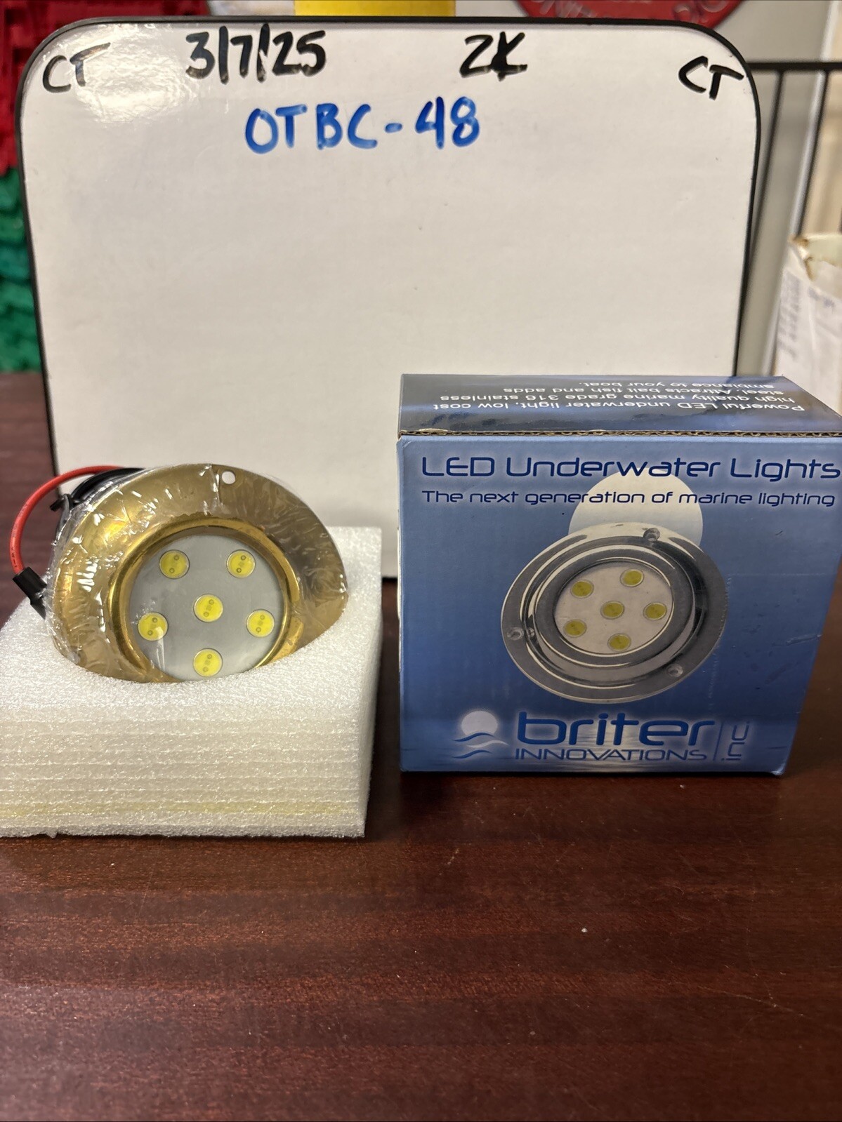 Briter Innovations LED Underwater Light BL-WH Bronze Casing 09070226