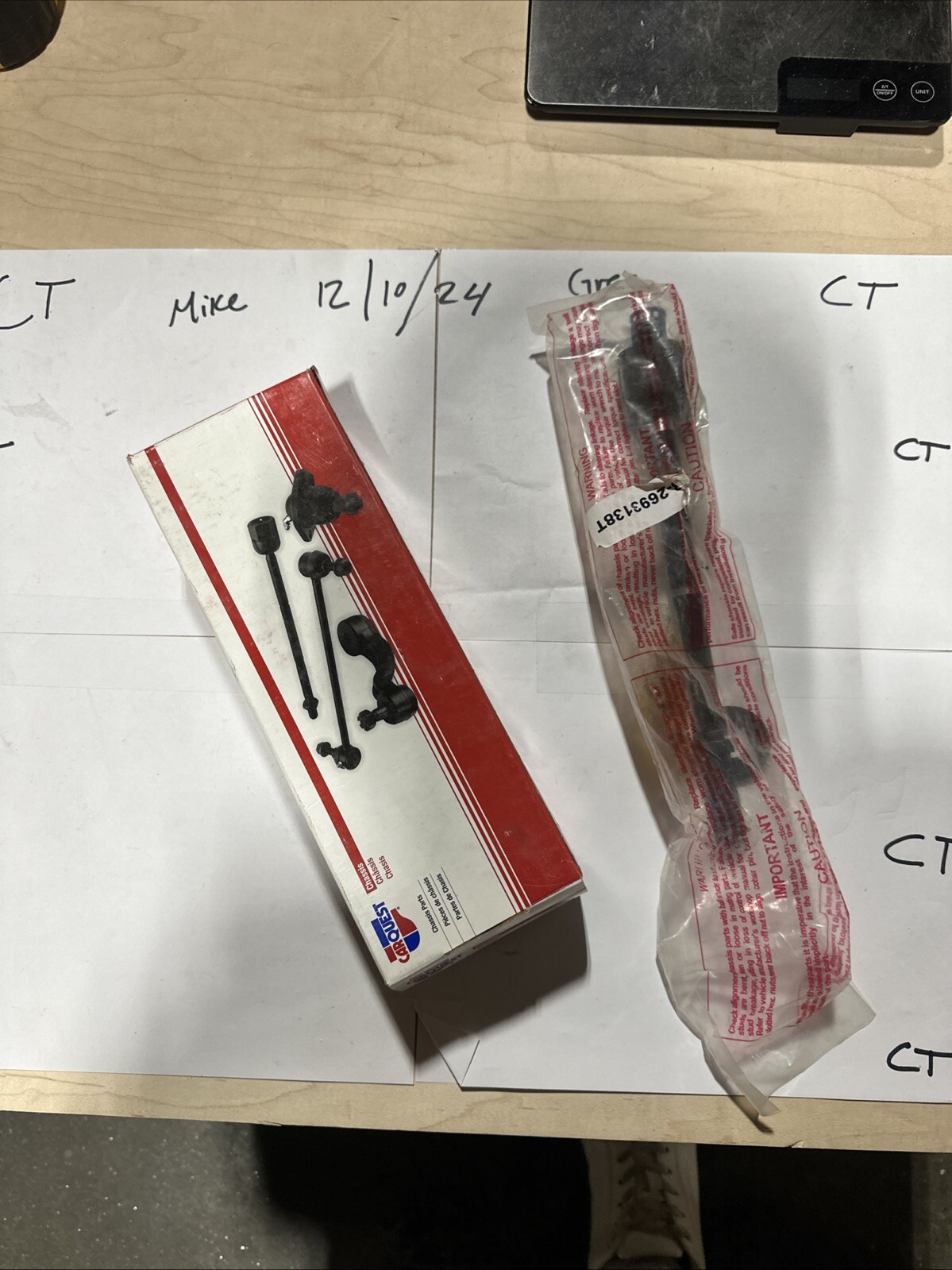 CARQUEST/Drive Works DWEV410 -Steering Tie Rod End, Inner Fits 00-05 Toyota Echo