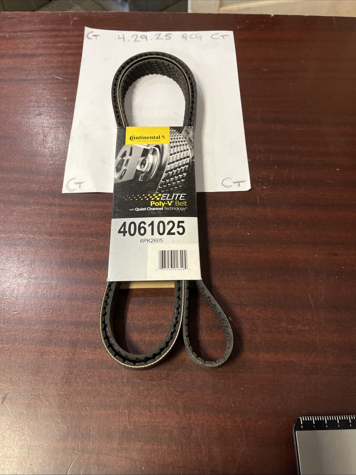CONTINENTAL OE TECHNOLOGY SERIES MULTI V-BELT 4061025