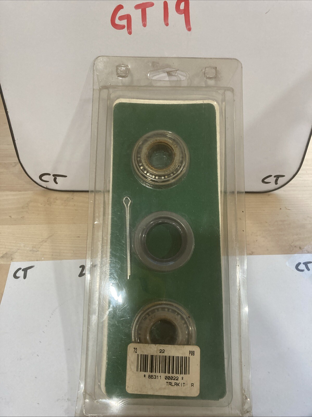 CR #22 3/4" Trailer 0.75" Straight Axle Wheel Bearing Kit: LM11949 & LM11910 - Image 4