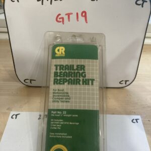 CR #22 3/4" Trailer 0.75" Straight Axle Wheel Bearing Kit: LM11949 & LM11910