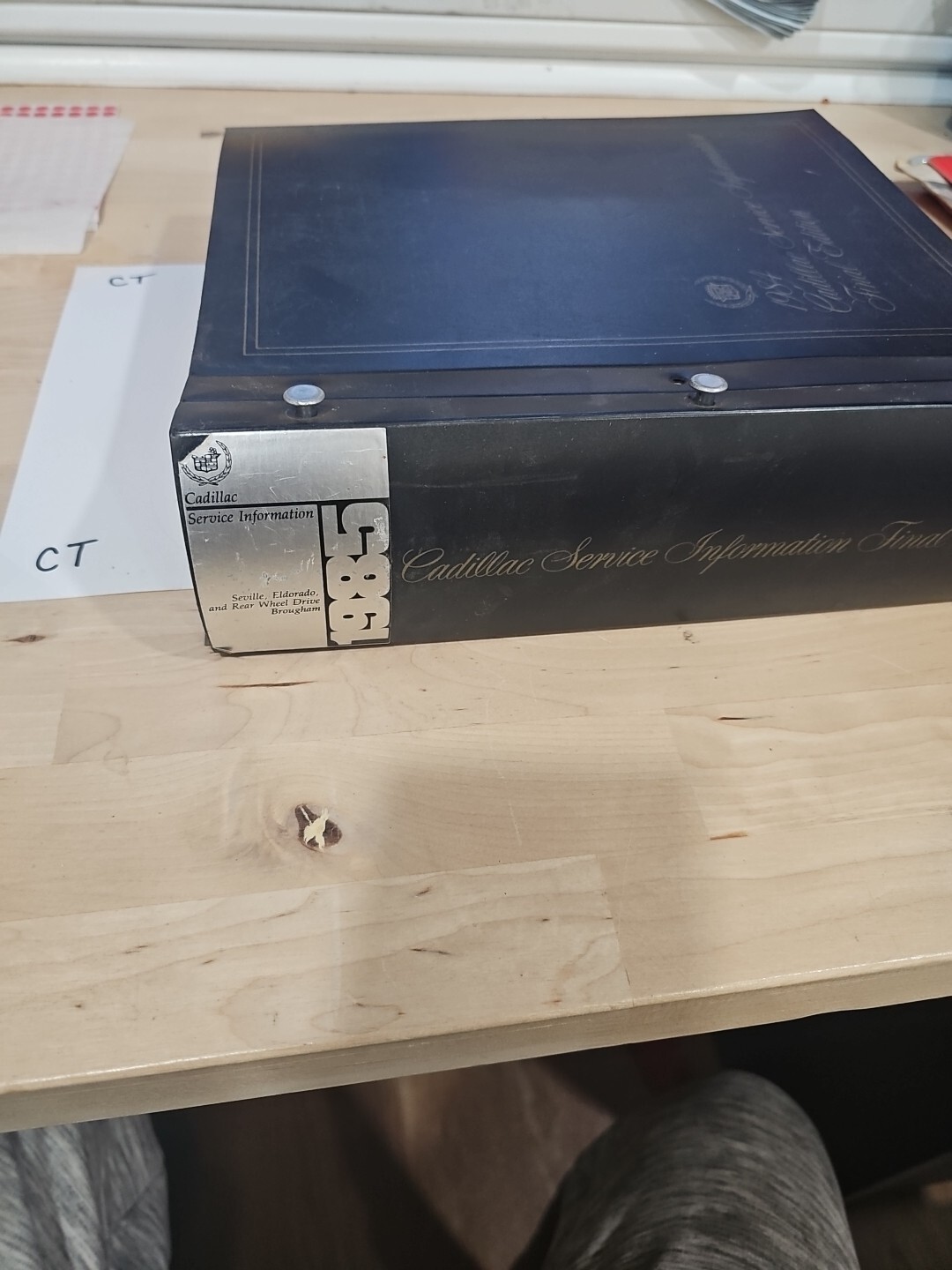 Cadillac 1984 Service Information Final Edition Manual - Image 3