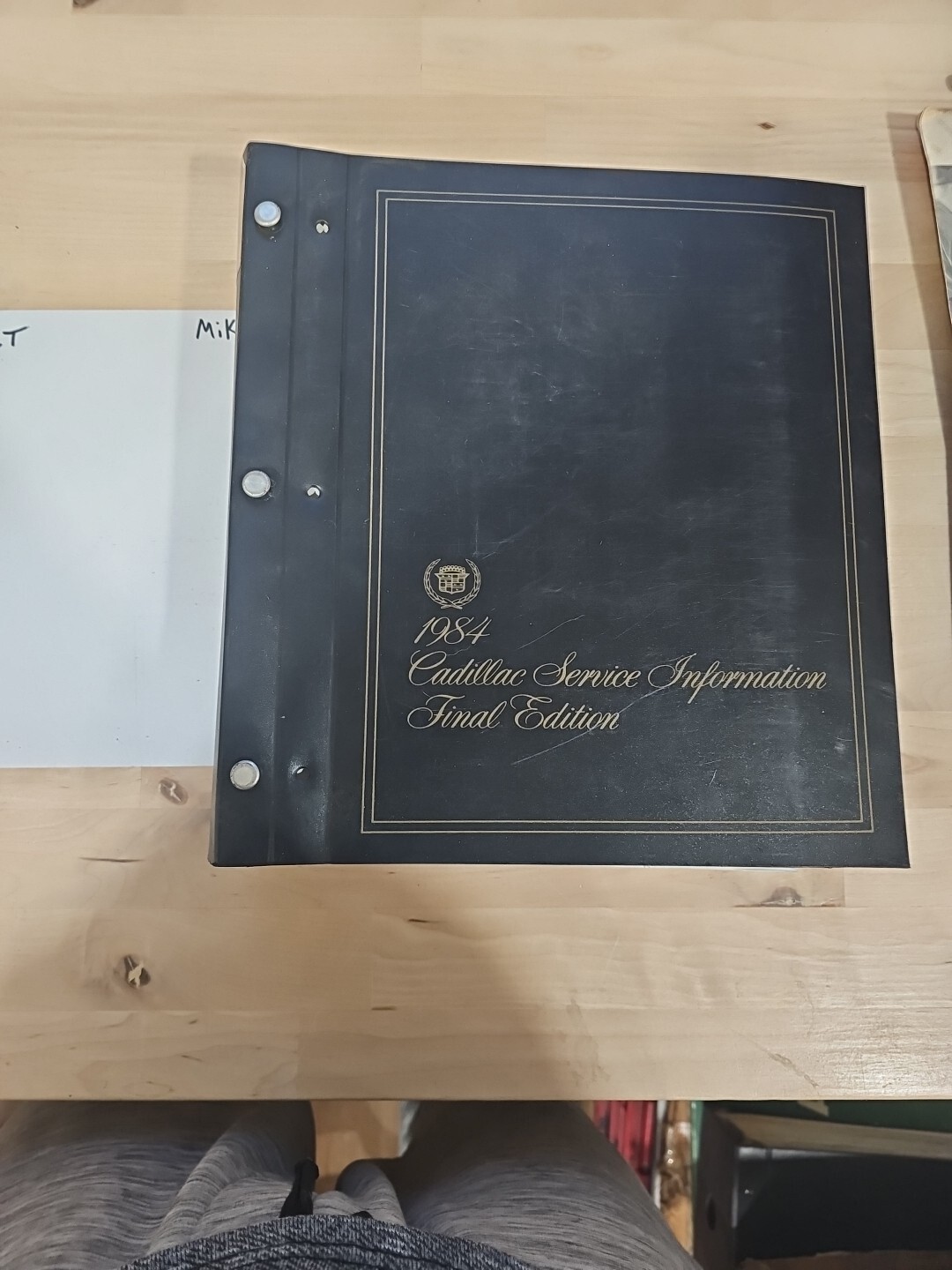 Cadillac 1984 Service Information Final Edition Manual