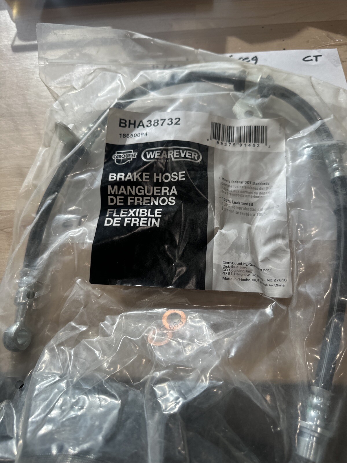 Carquest BHA38732 Hoses and Pipes - Brake Hydraulic Hose, Front