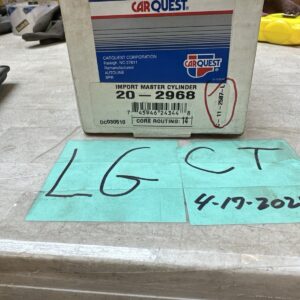 Carquest Master Cylinder part 20-2968