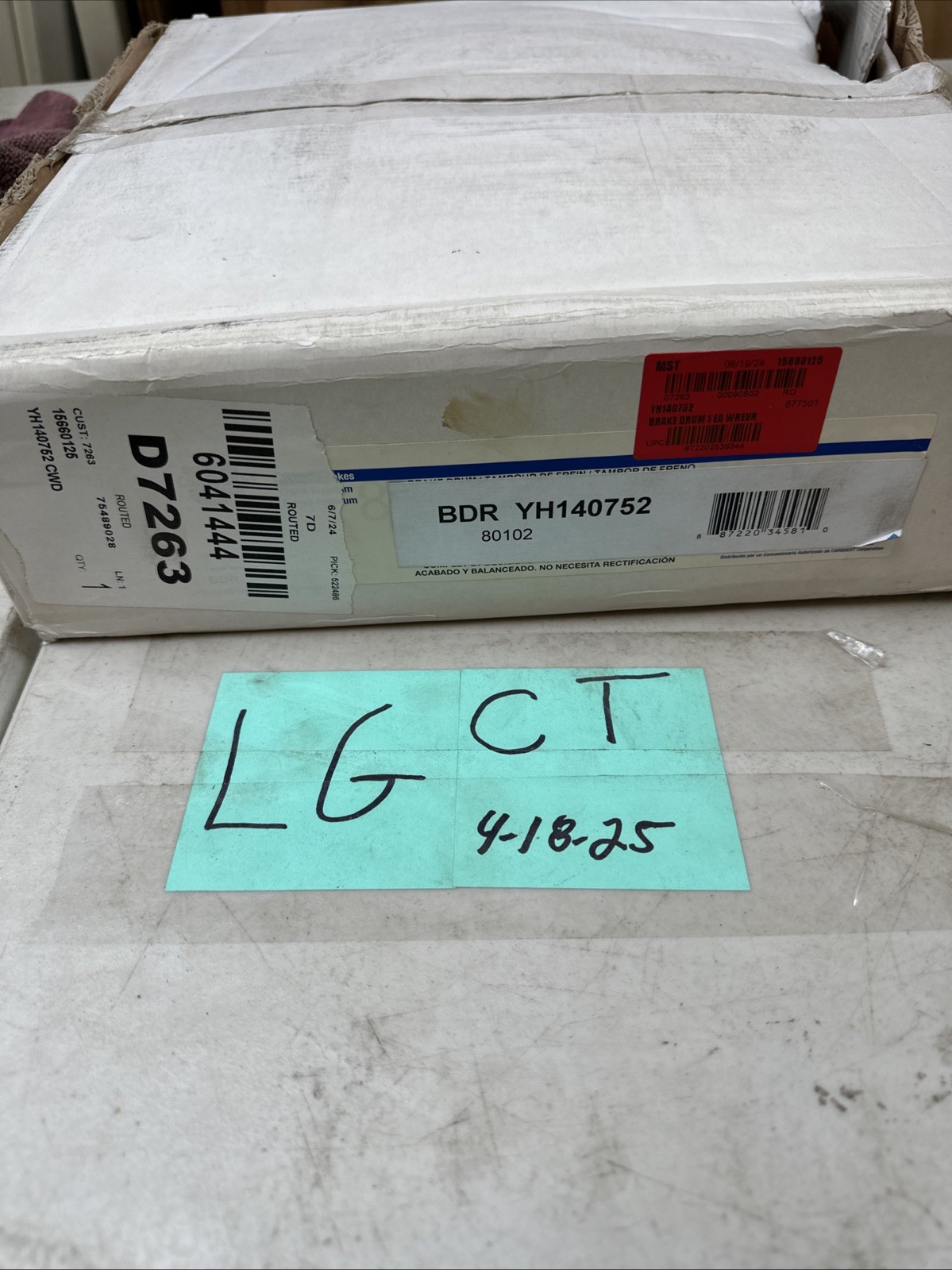 Carquest YH140752 Brake Drum