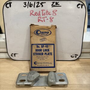 Champ Items Door Lock Striker Plate No. SP-45, 52-59 Chevy & 57-59 GMC Trucks