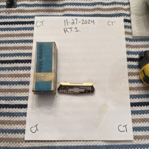 Chevy 1955 1956 Gold Crest NOS Emblem GM #3760007