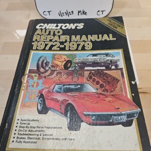Chilton's #6914 Auto Repair Manual 1972-1979 Collector’s Edition Hardcover
