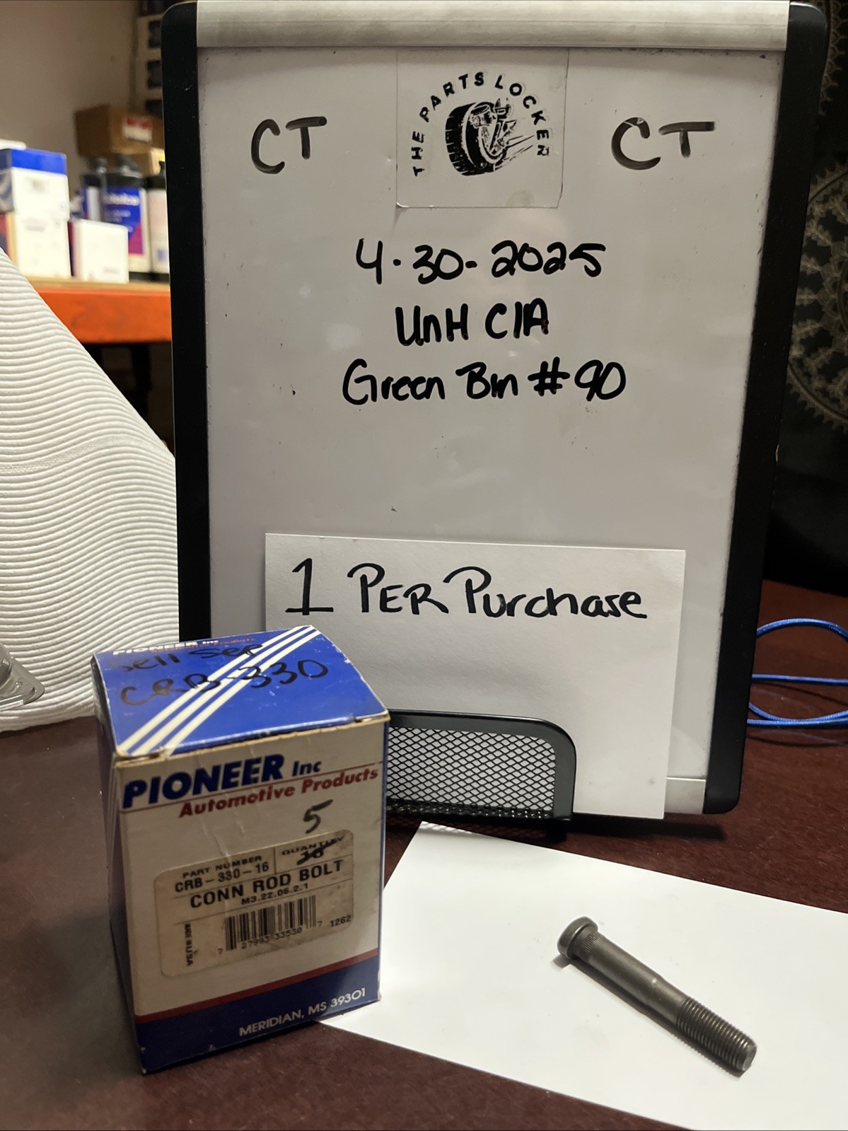 Connecting Rod Bolt Pioneer CRB 330 (1 Per Purchase)