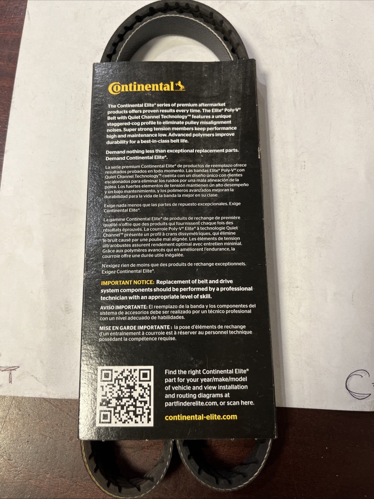 Continental 4040440 Serpentine Belt for Olds 4 Runner J2000 Audi Q8 Odyssey CL - Image 4