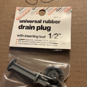 Coronet 1/2” Universal Rubber Drain Plug With Inserting Tool OPR10