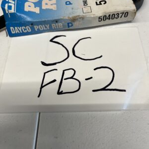 Dayco Poly-Rib Serpentine Belt 5040370 (4PK0940)