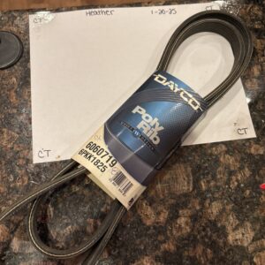 Dayco Serpentine Belt-Turbo 6060719 / 6PKK1825