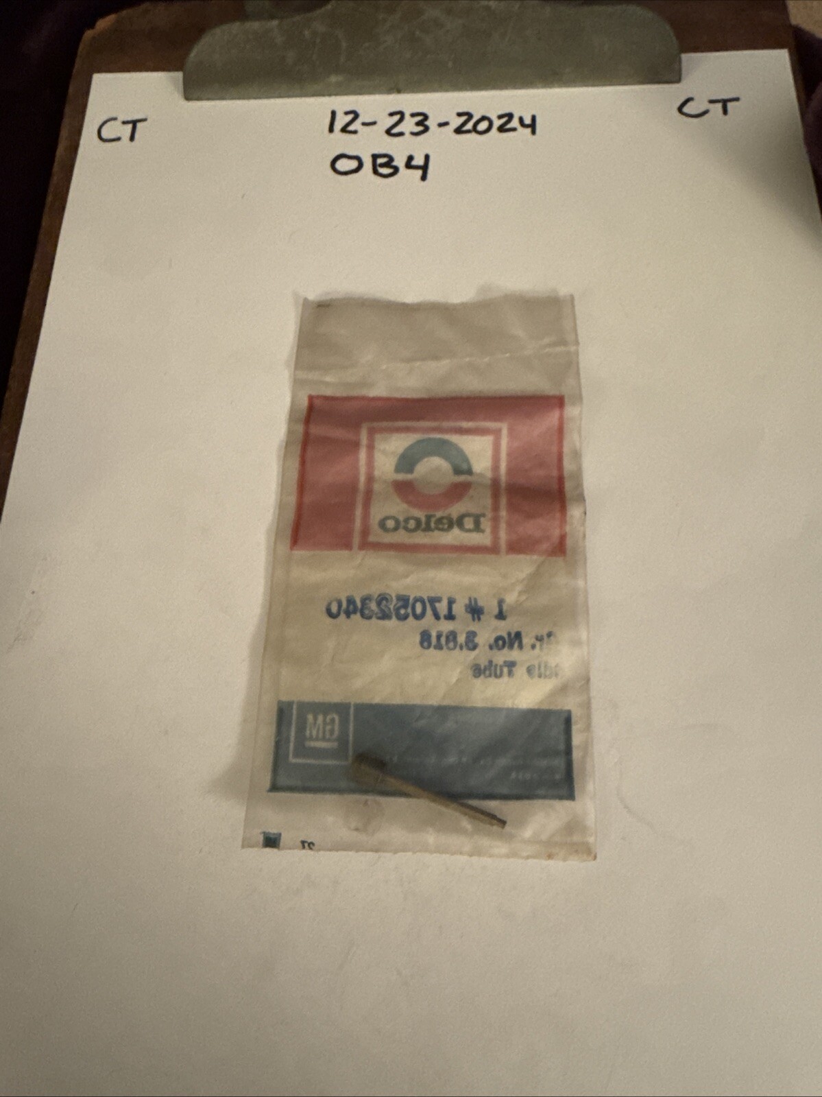 Delco Idle Tube 17052340 - Image 3