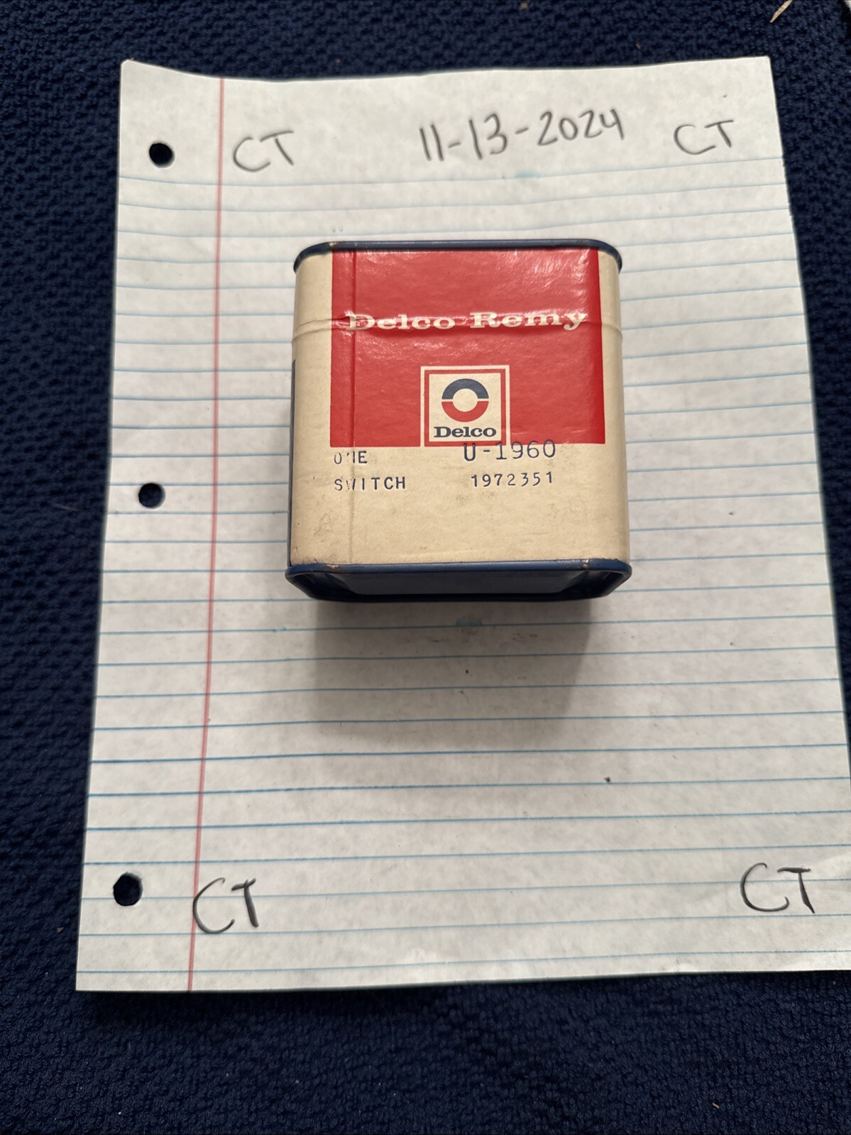 Delco Switch 1972351 U-1960