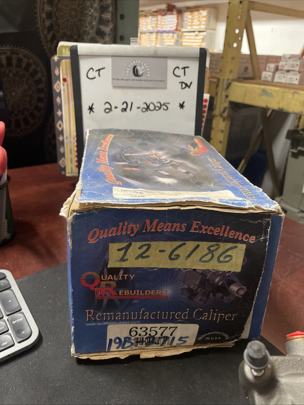 Disc Brake Caliper Quality Rebuilders 12-6168