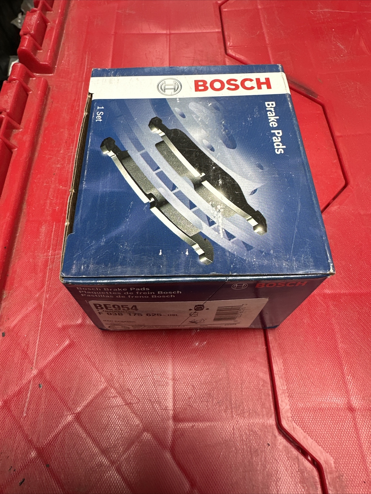 Disc Brake Pad Set-Blue Brake Pads Rear Bosch BE954 - Image 3