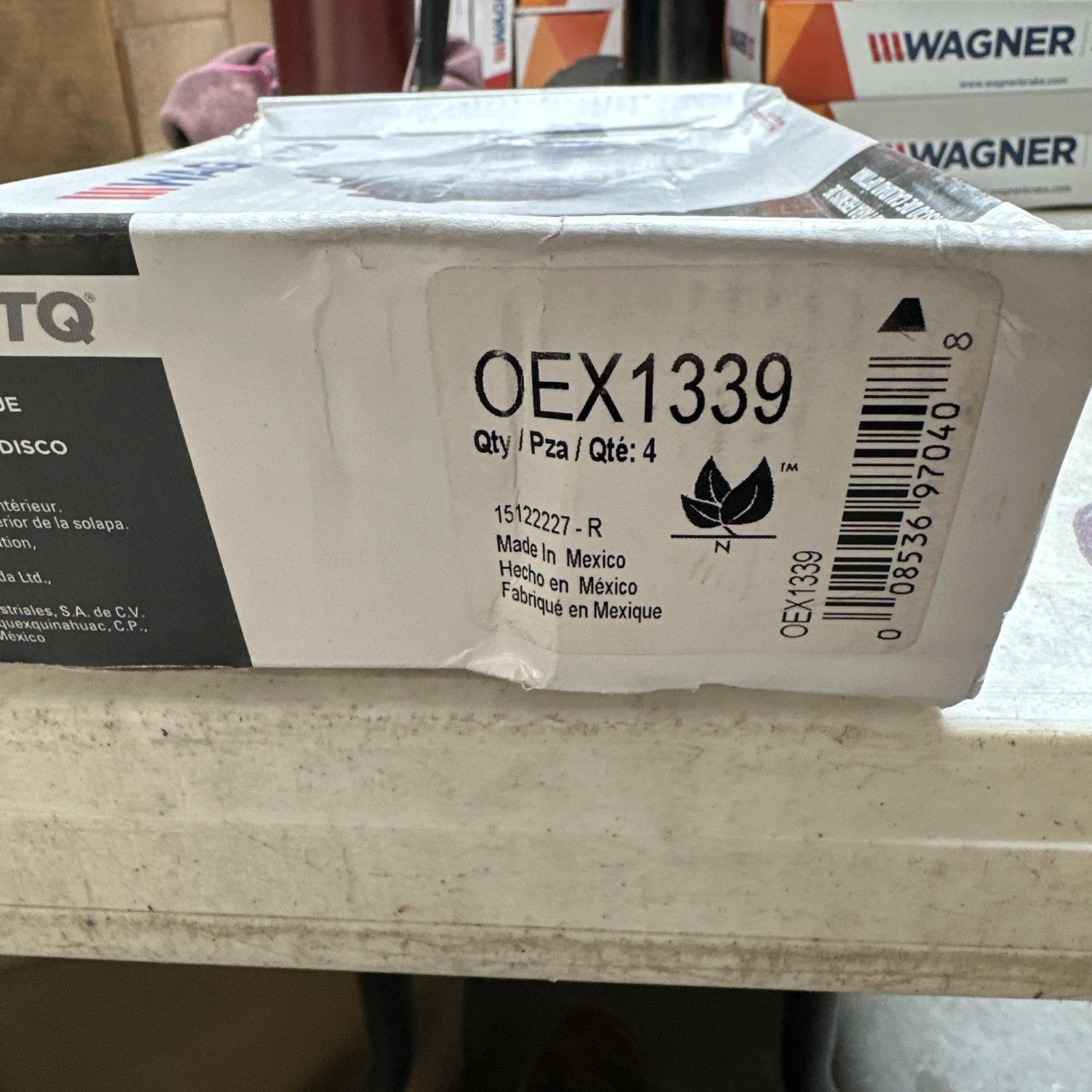 Disc Brake Pad Set-OEX Disc Brake Pad Wagner OEX1339 fits 08-11 Ford Focus - Image 3