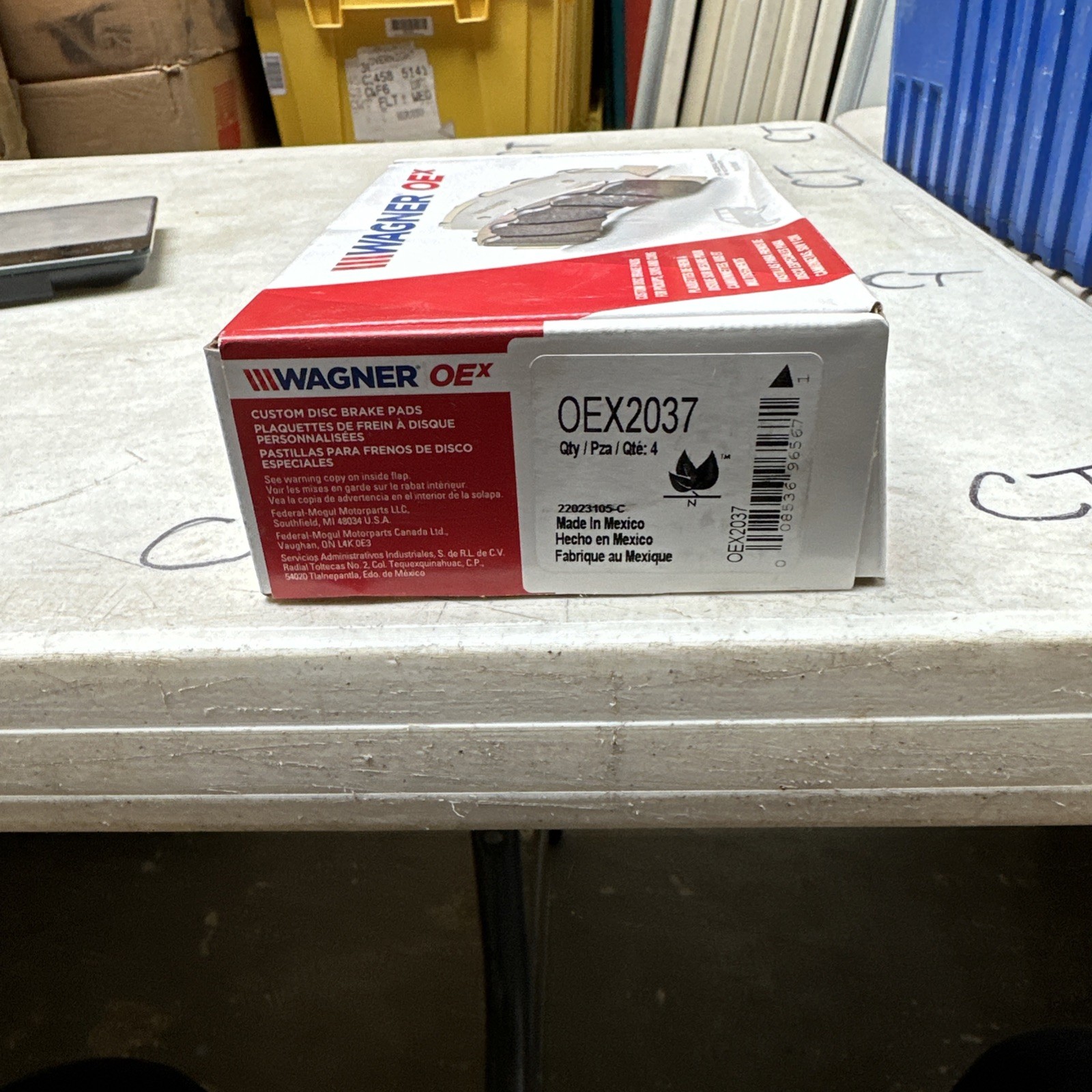Disc Brake Pad Set-OEX Disc Brake Pad Wagner OEX2037 fits 17-23 Honda CR-V - Image 3