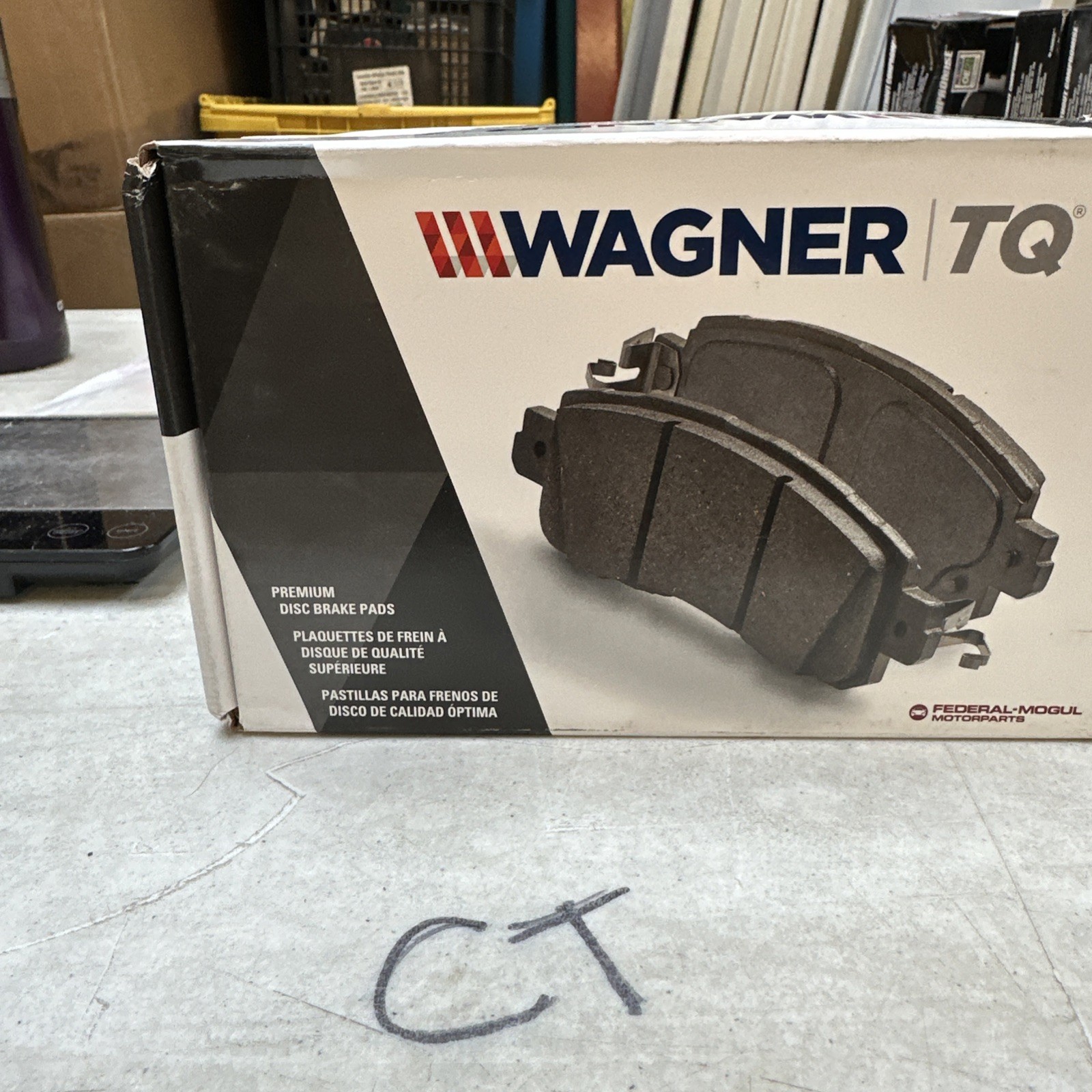 Disc Brake Pad Set-ThermoQuiet Disc Brake Pad Wagner QC1728